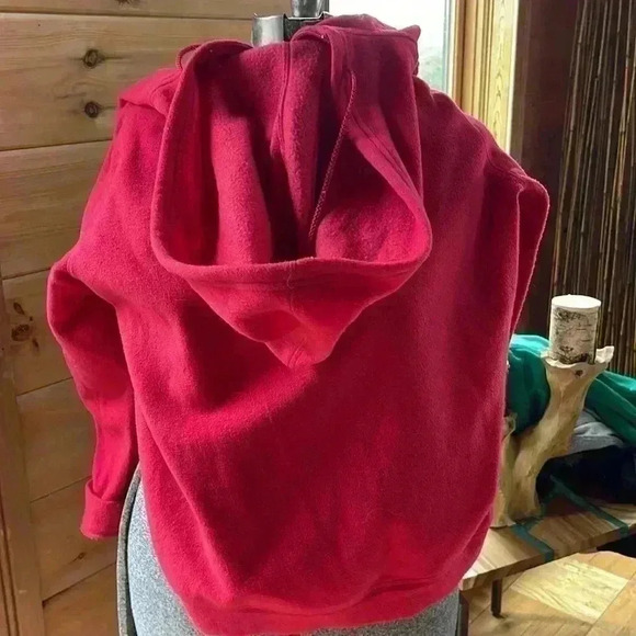 Disney lovers. This red Mickey Mouse fleece, front zipper hooded jacket. - Picture 7 of 8